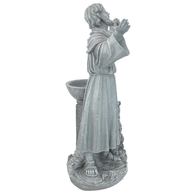 Design Toscano St Francis x27 s Garden Blessing Sculpture Gray