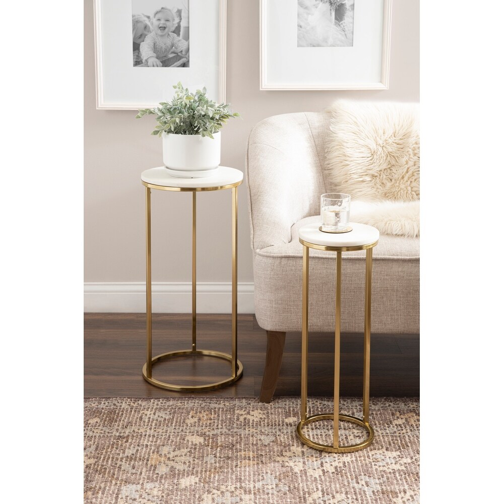 Kate and Laurel Udorie 2 Piece Nesting Table Set