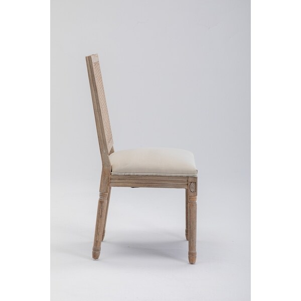 Dining Chair ，Seat of 2，Cream