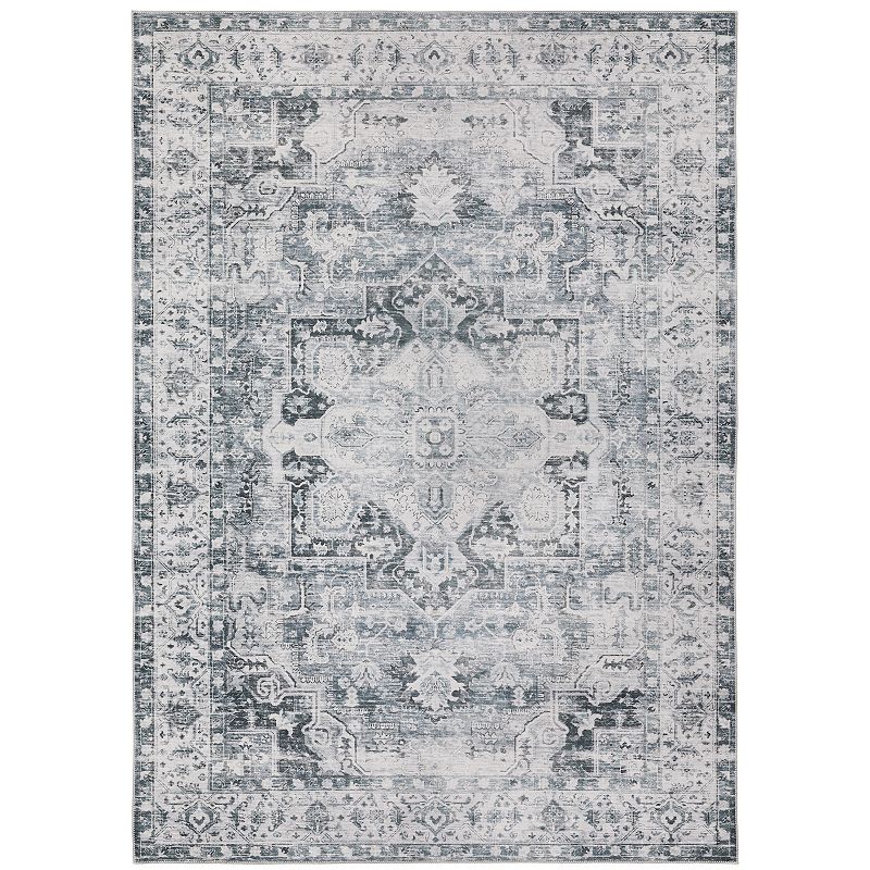 StyleHaven Clarissa Washable Center Medallion Area Rug