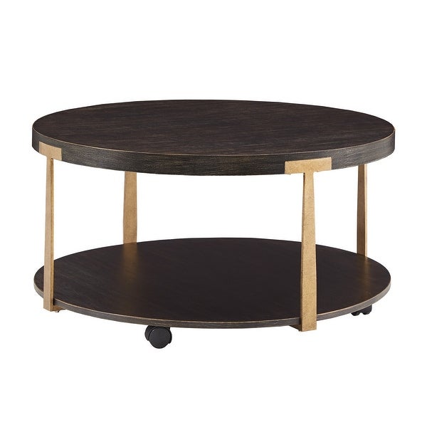 Jensen Wood and Metal T-Brace Tables by iNSPIRE Q Artisan