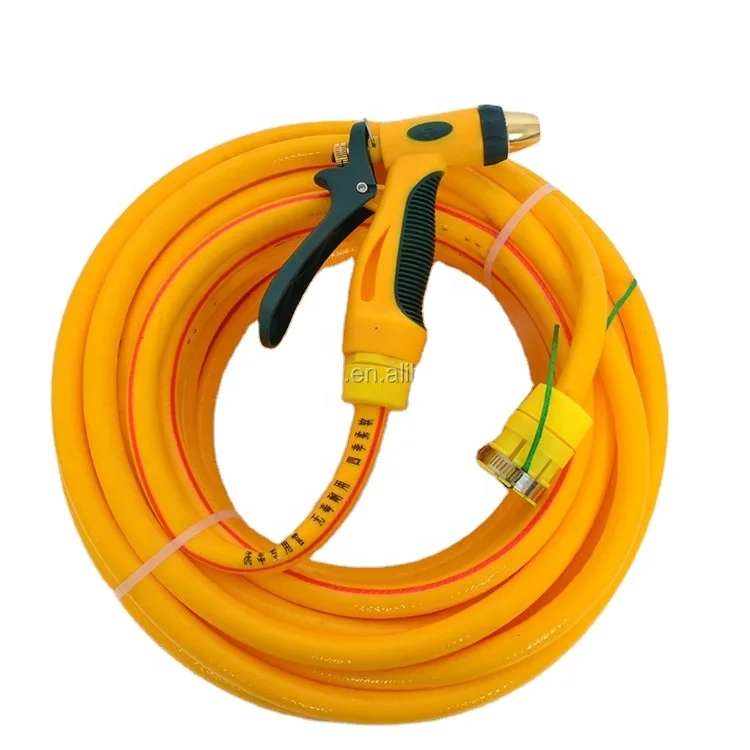 Wholesales garden hose reel 50m 100m Customized water hose lawn irrigation flexible PVC rubber hose