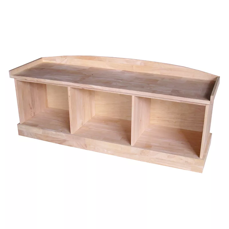 3-Compartment Storage Bench