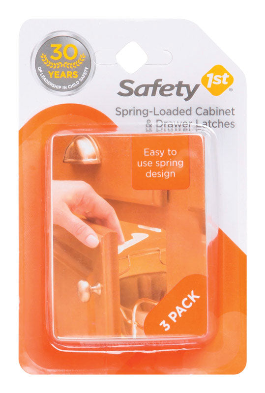 SPRING CABINET LATCH 3PK