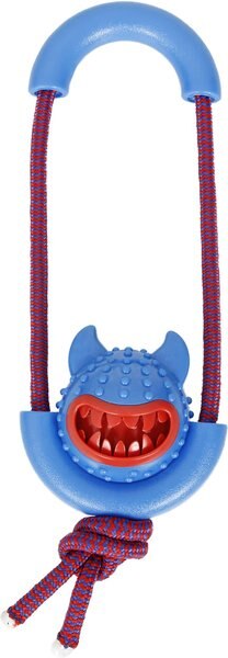 Pet Life Sling-Away Treat Dispensing Launcher Squeaky Dog Toy