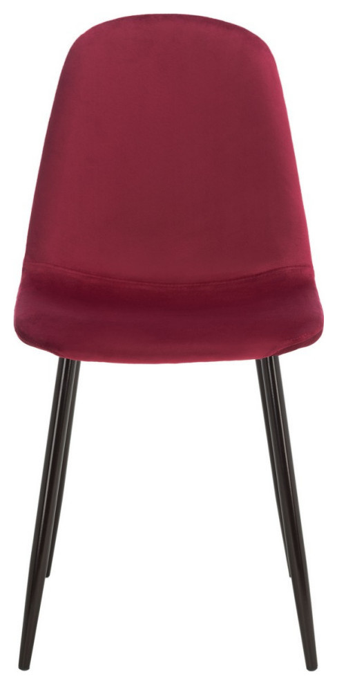 Vonda Dining Chair  Set of 2  Magenta/Brown   Midcentury   Dining Chairs   by V.S.D Furniture  Houzz