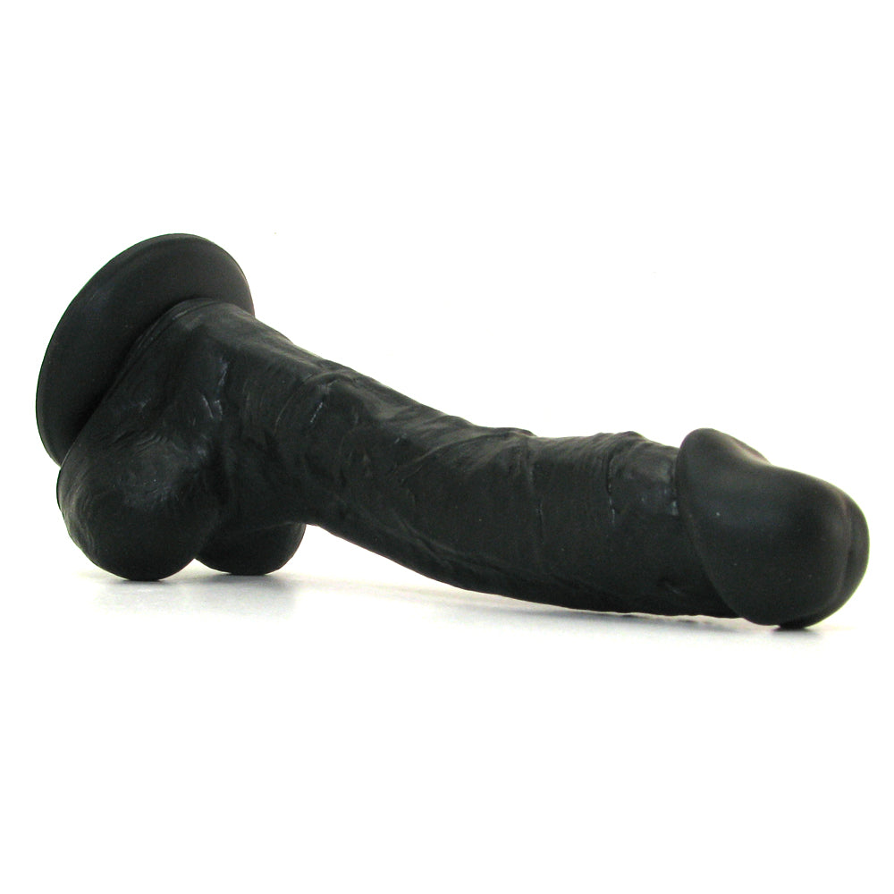 Small Silicone Colours Dildo in Black