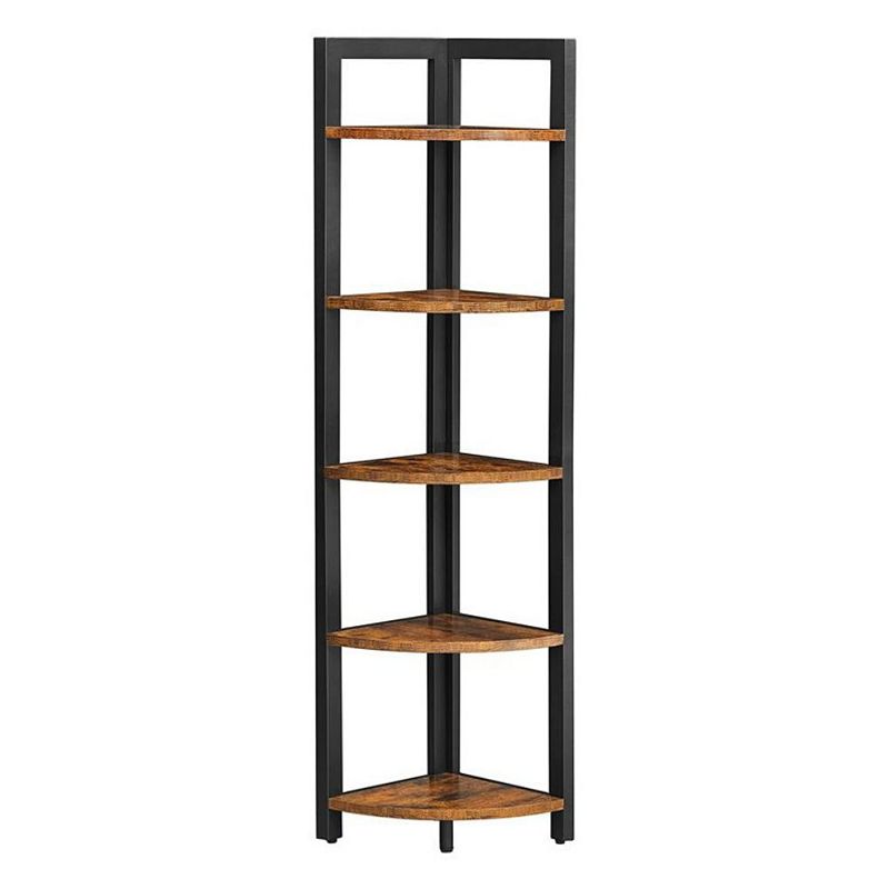 BreeBe 5 Tier Corner Bookshelf