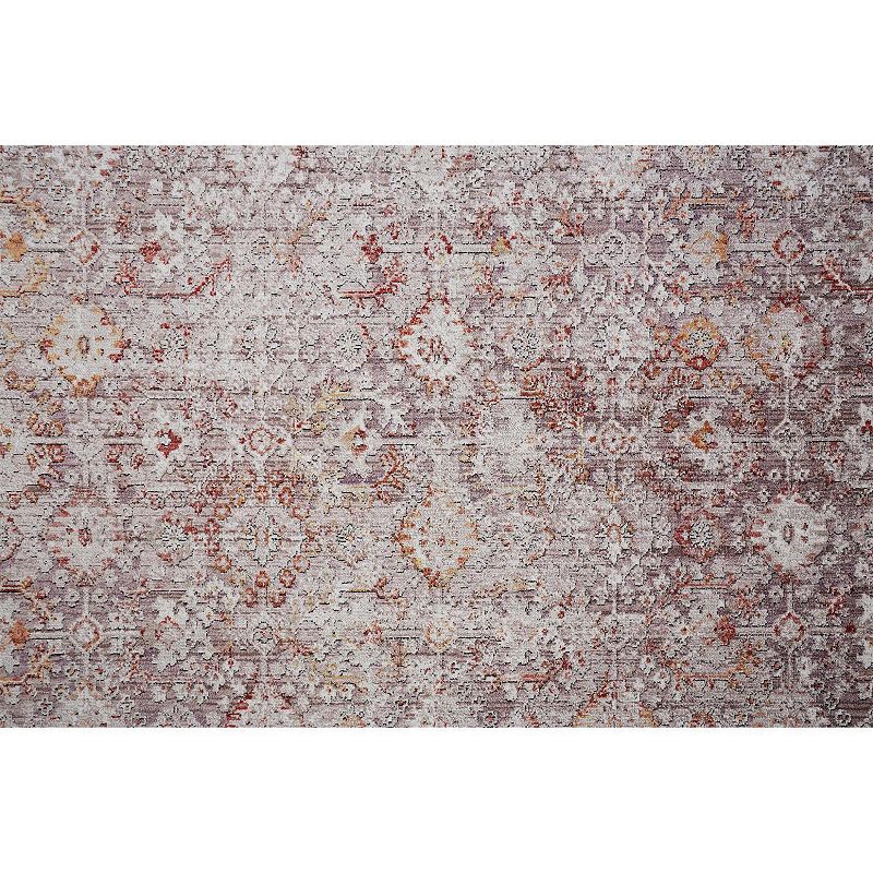 Weave and Wander Matana Pink Ornamental Area Rug