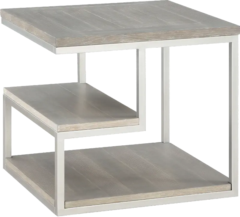 Lake Forest Gray End Table