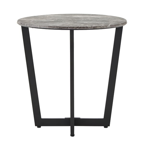 Nazeem Faux Marble and Metal Tables by iNSPIRE Q Modern