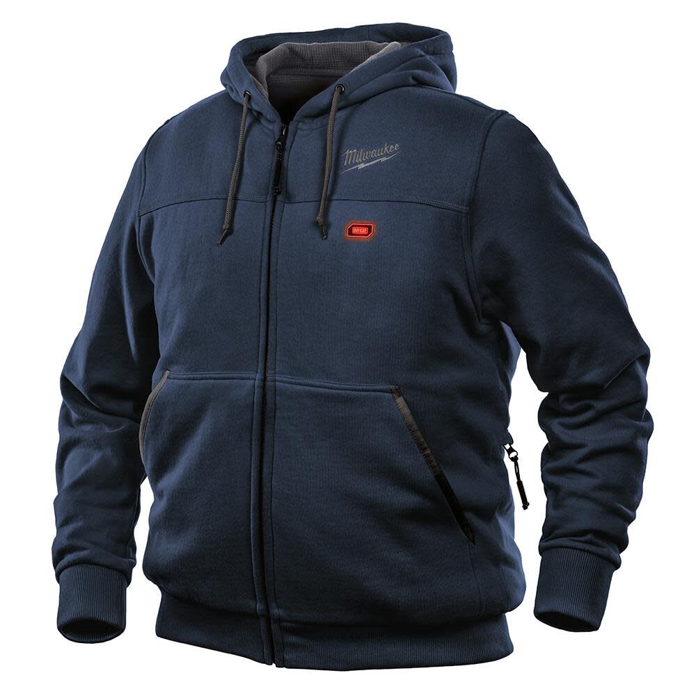 MW M12 Heated Hoodie Kit 3X (Navy Blue) 302BL-213X from MW