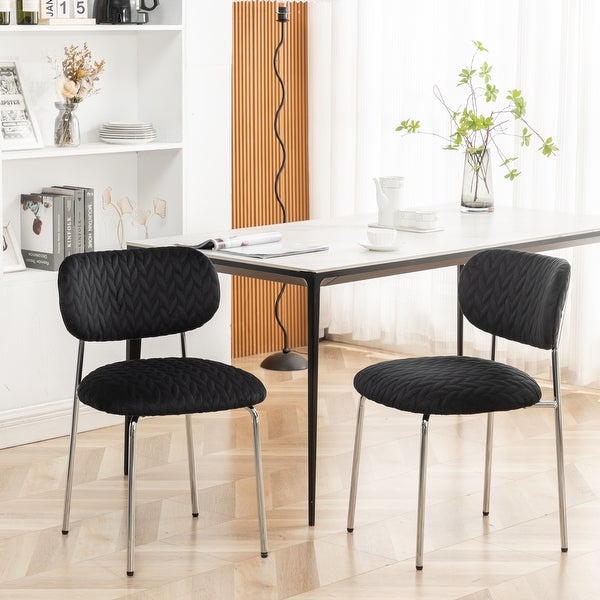 Velvet dining 2 Chair Set