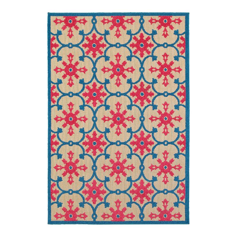 StyleHaven Corisco Floral Lattice Rug