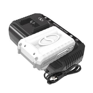 Snow Joe 24-Volt Dual Port Quick Charge Docking Station for iBAT24 and 24-Volt BAT Series Batteries 24VCHRG-DPC