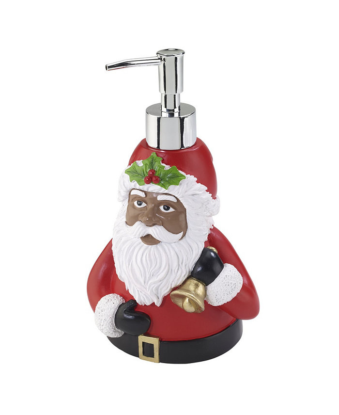 Avanti Santa with Bell Holiday Resin Soap Lotion Pump