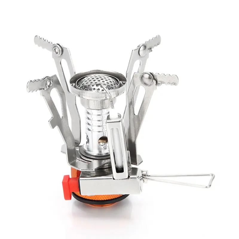 Outdoor Ultralight Windproof Portable Hiking Camping 3000W gas Burner outdoor Mini Stove