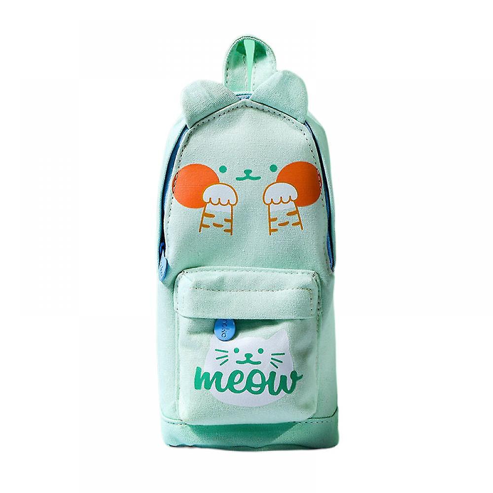 Cute Cat Paw Printed Big Capacity Pencil Case