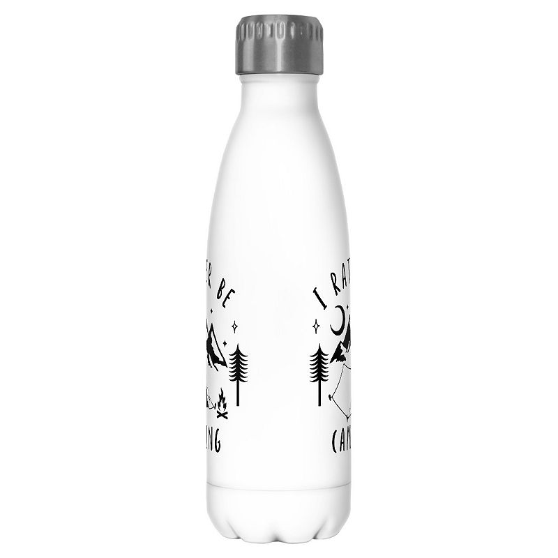 I Rather Be Camping Campsite 17-oz. Stainless Steel Bottle