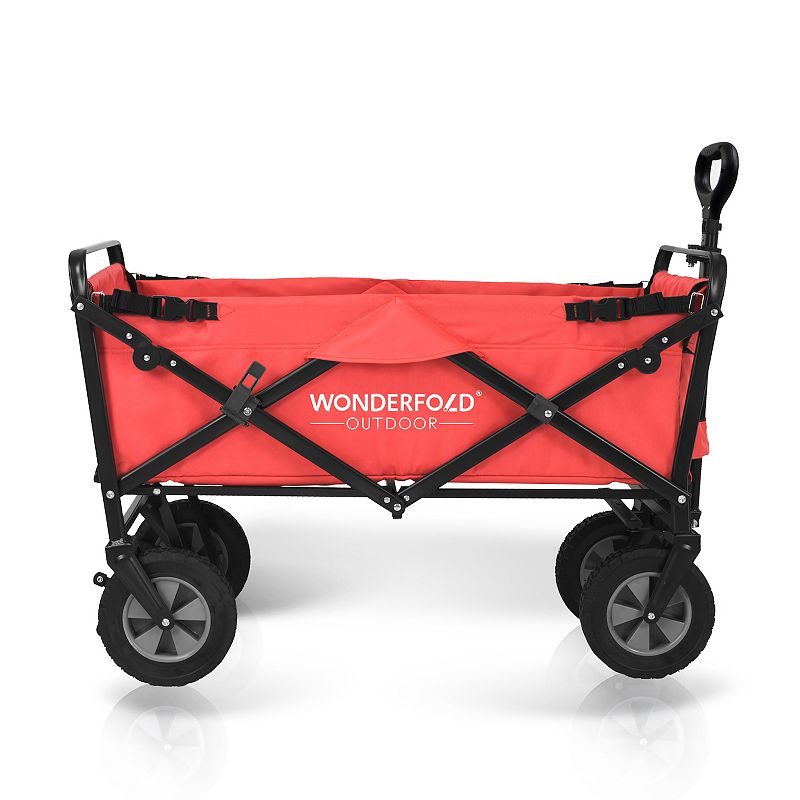 WonderFold S-Series Utility Folding Wagon with Self Stand