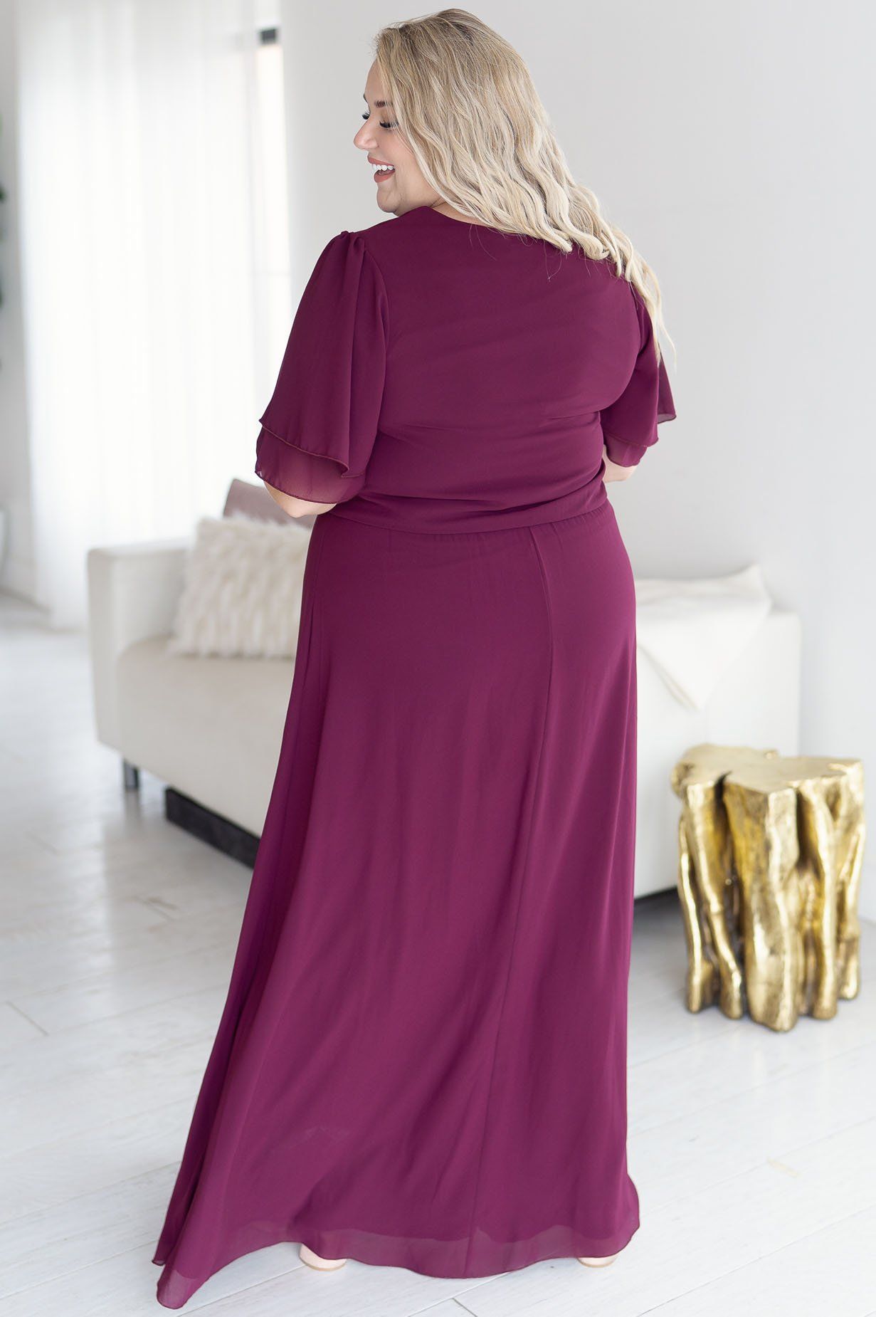 The Chloe Chiffon Maxi Dress