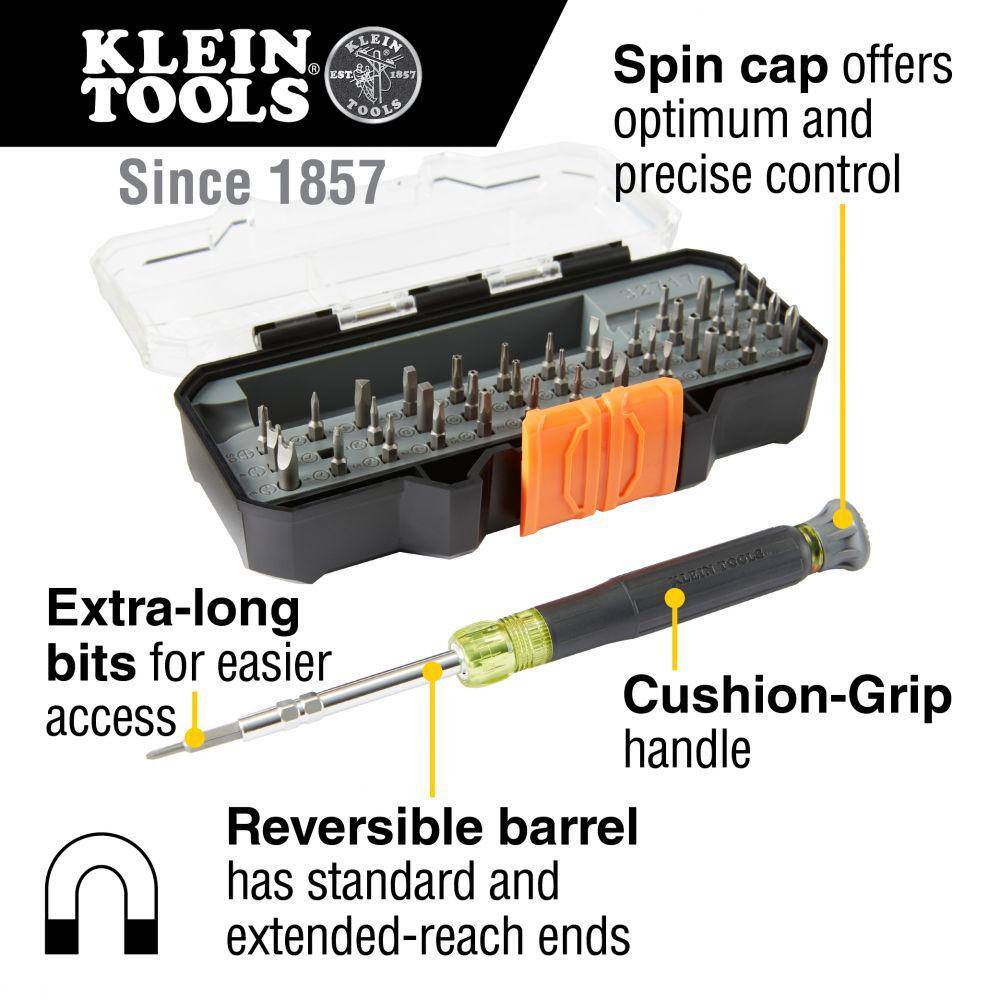 Klein Tools All in 1 Precision Screwdriver Set with Case 32717