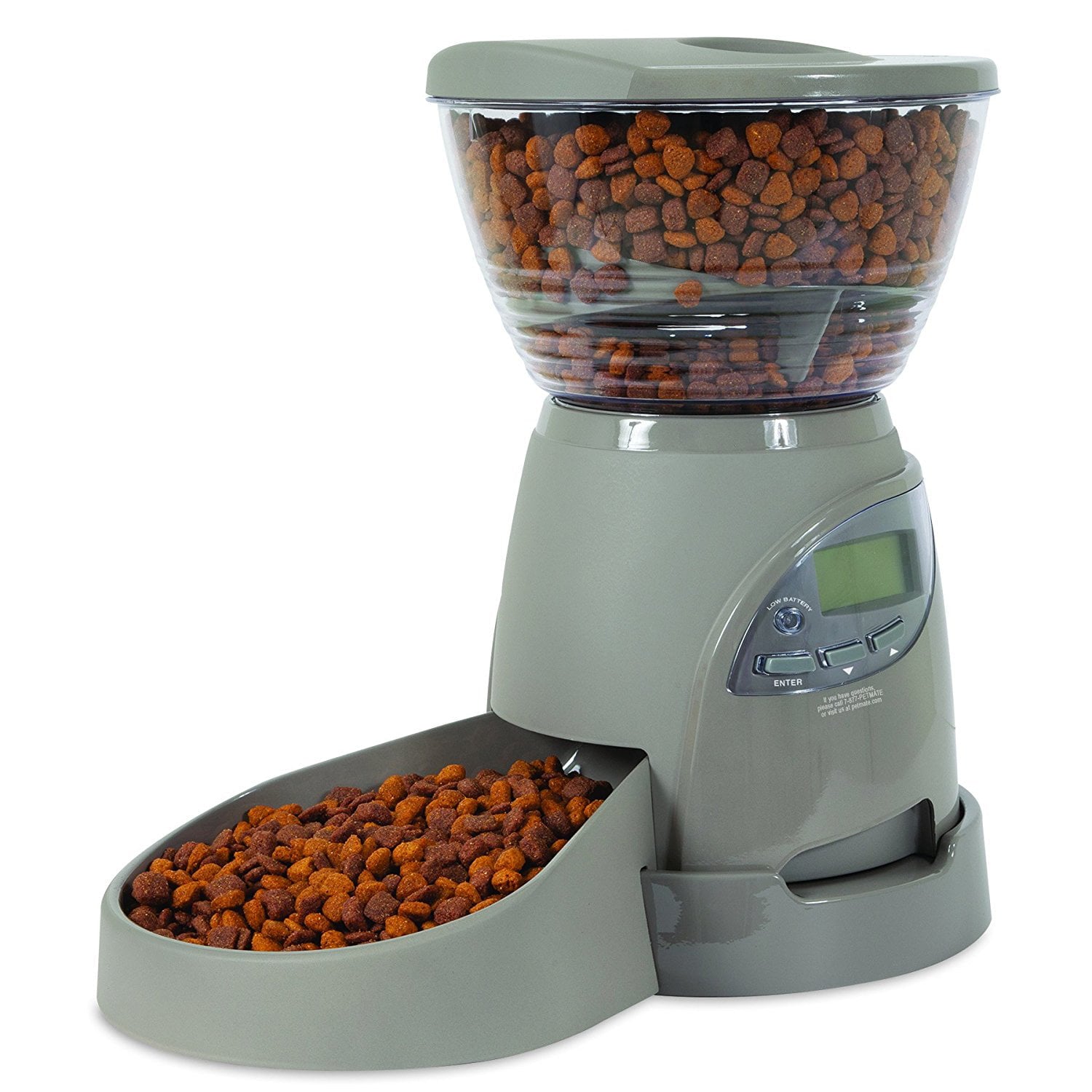 Petmate Portion Right Programmable Pet Feeder， 5 Lbs， for Dogs and Cats