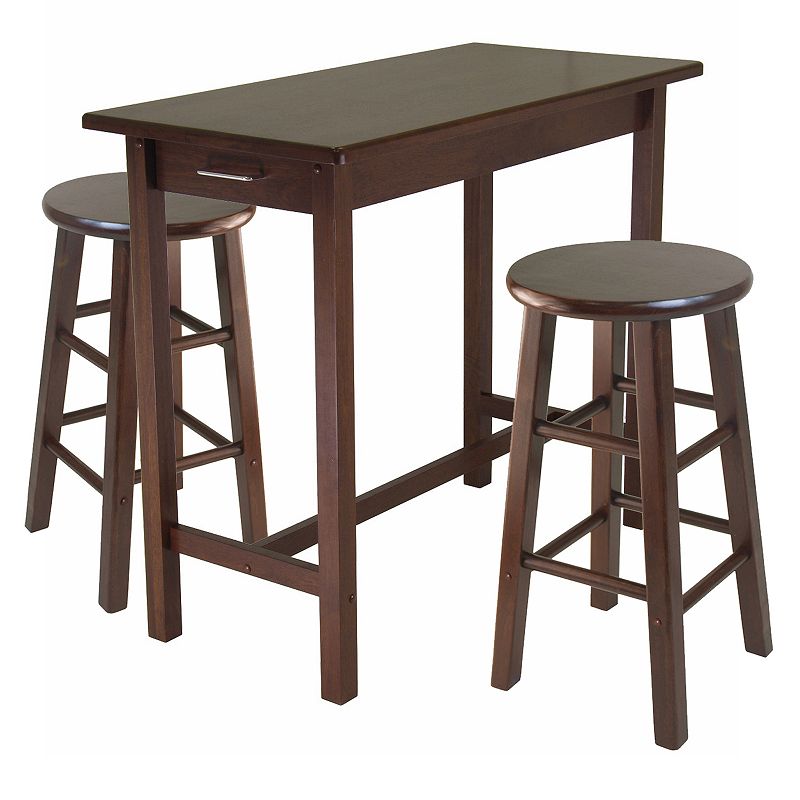 Winsome Sally Breakfast Table and Stool 3-piece Set