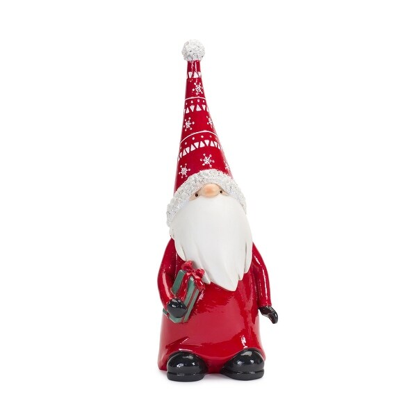 Gnome w/Wreath and Package (Set of 2)