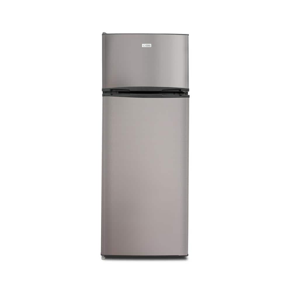 Commercial Cool 77 cu ft Top Freezer Refrigerator in Stainless Look