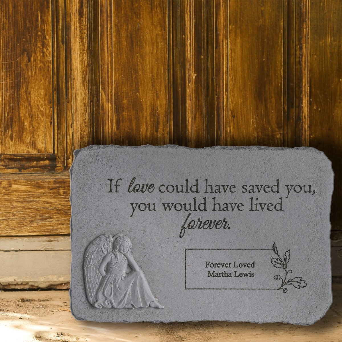 Kay Berry If Love Could Have Saved You Angel Personalized Stone