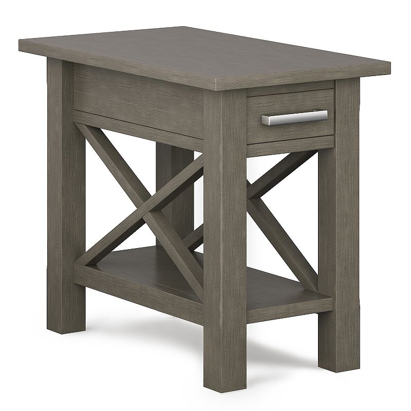 Simpli Home Kitchener Wood Narrow End Table