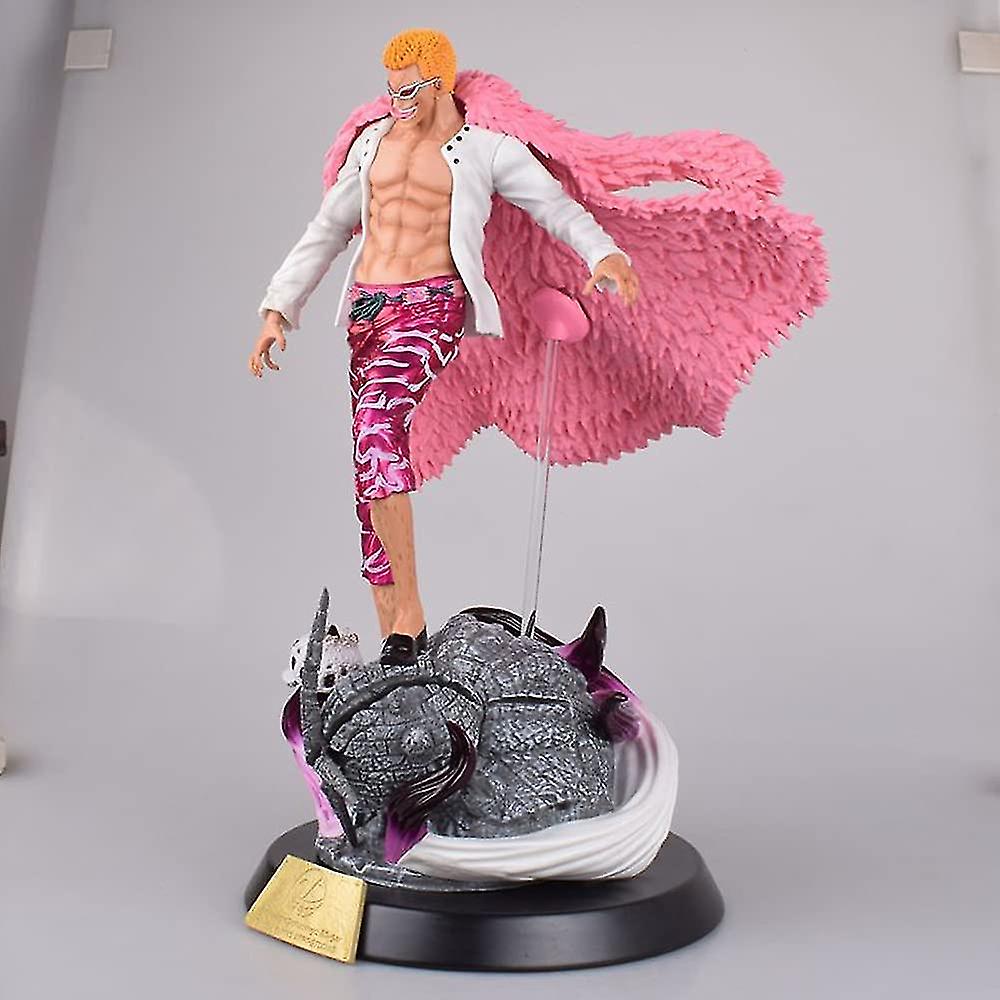 20cm One Piece Doflamingo Japanese Anime Pvc Action Figure Otaku Favorite Newst Handmade Gift Game Collectible Limited Edition Statue Toys Decoration