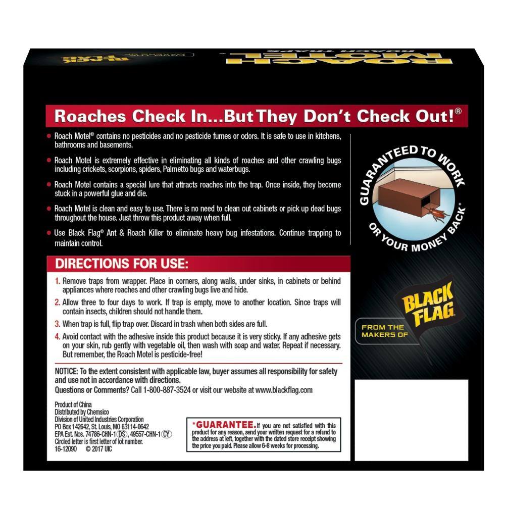 Black Flag Roach Motel Insect Glue Traps (2-Count) HG-11020-1