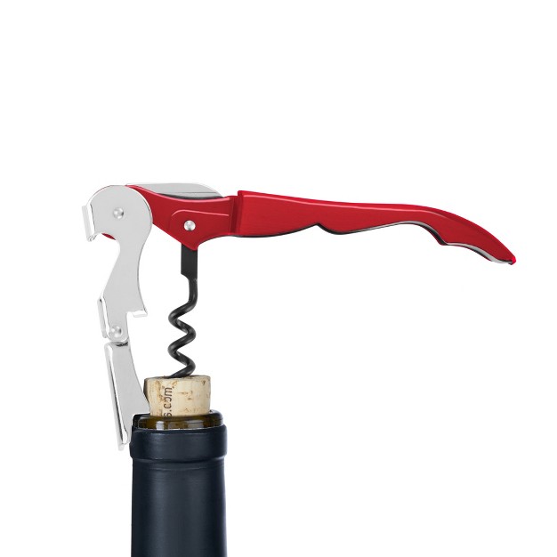 True Truetap Double Hinged Waiter s Corkscrew Red Wine Bottle Opener With Foil Cutter Wine Key