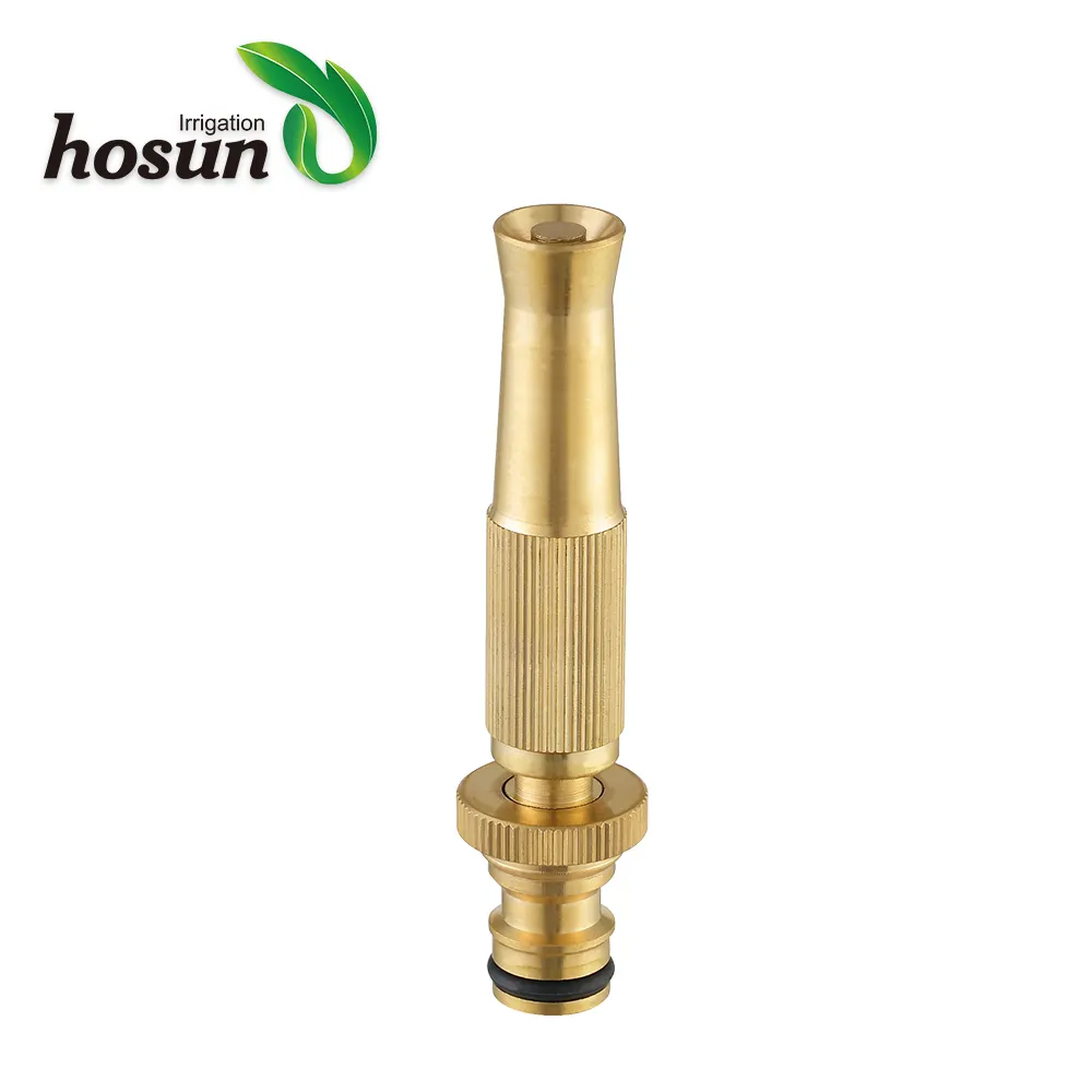 garden supplies 4'' brass nozzle with nipple based