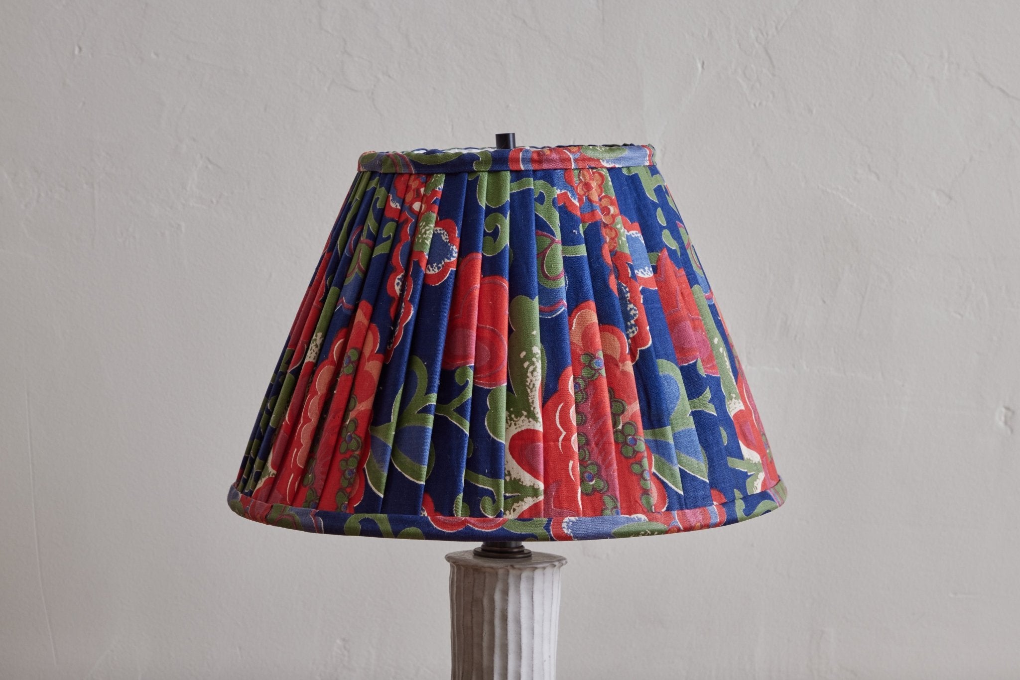 Lampshade in Vintage Red Rose Floral