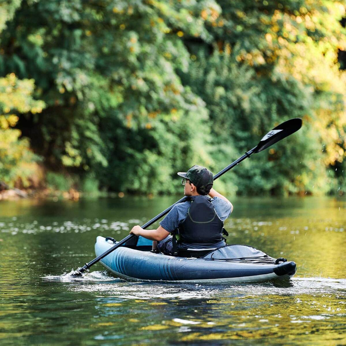 Aquaglide Chelan 120 Inflatable Kayaks  11ft Blue