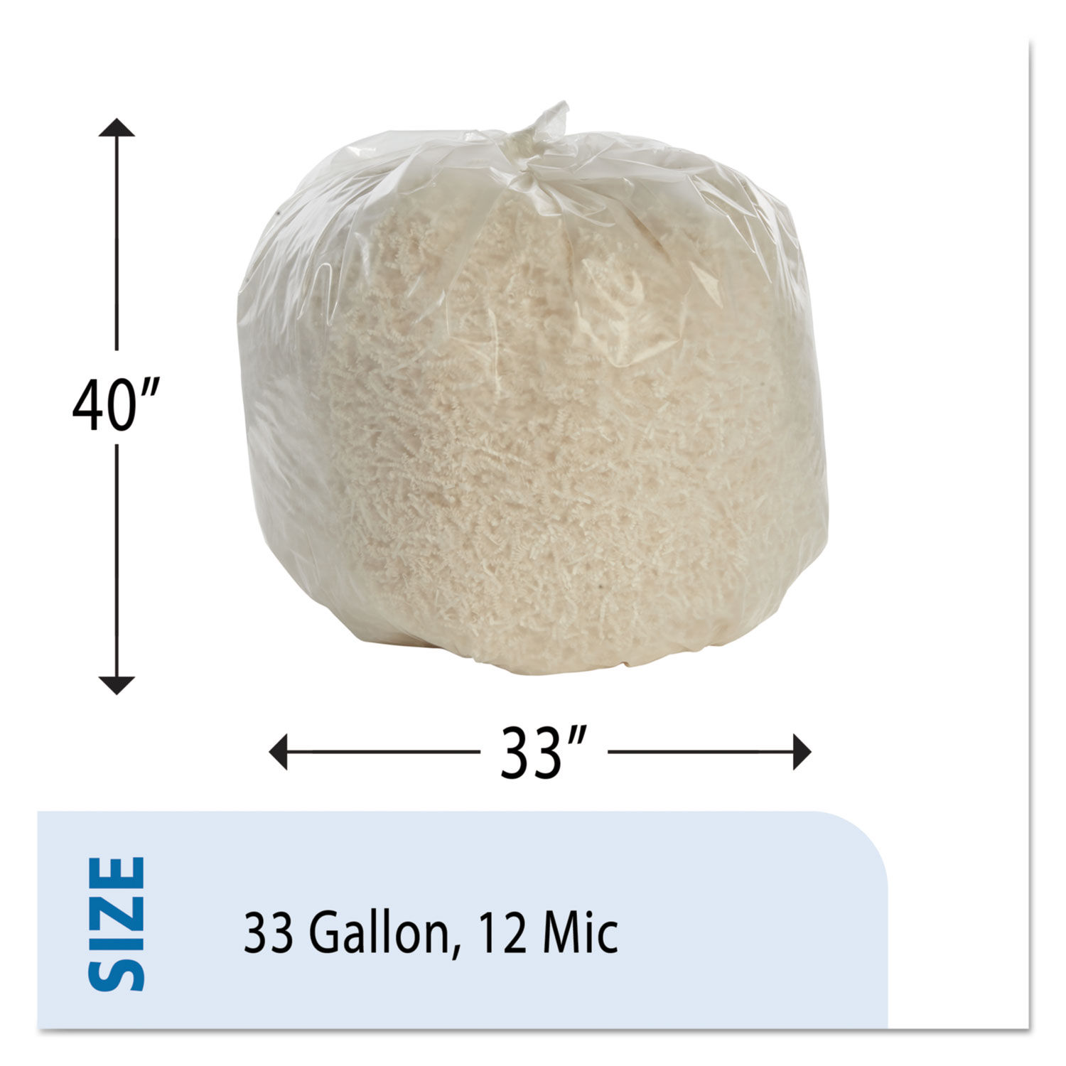 SKILCRAFT High Density (HDPE) Coreless Roll Can Liners by AbilityOneandreg; NSN5574983