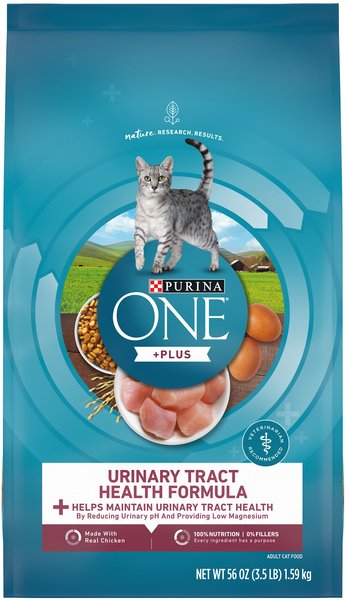 Purina ONE +Plus Urinary Tract Health Formula High Protein Adult Dry Cat Food