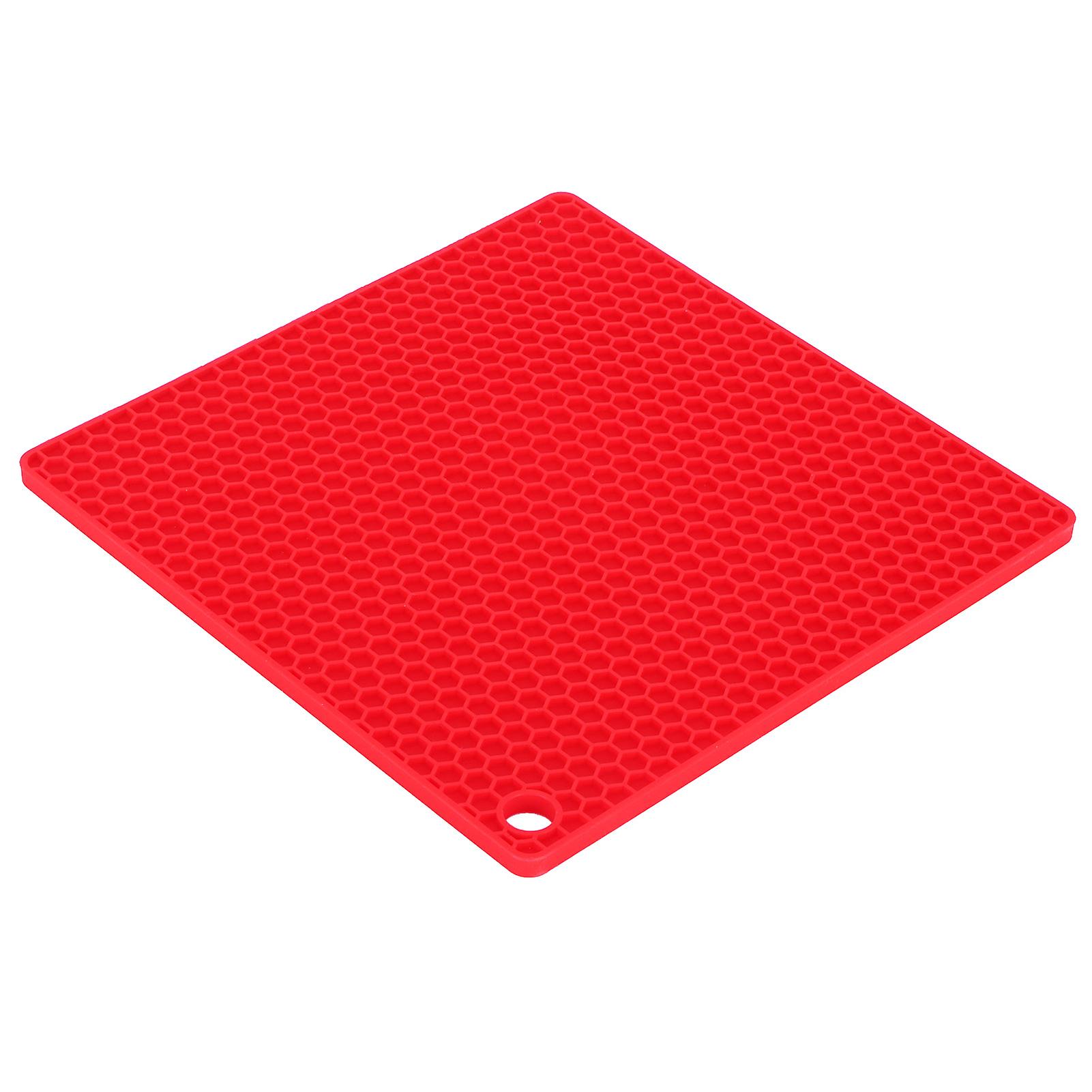 Insulation Pad Food Grade Silicone Pad Antiscalding Thickened Microwave Oven Mat For Kitchen Usered