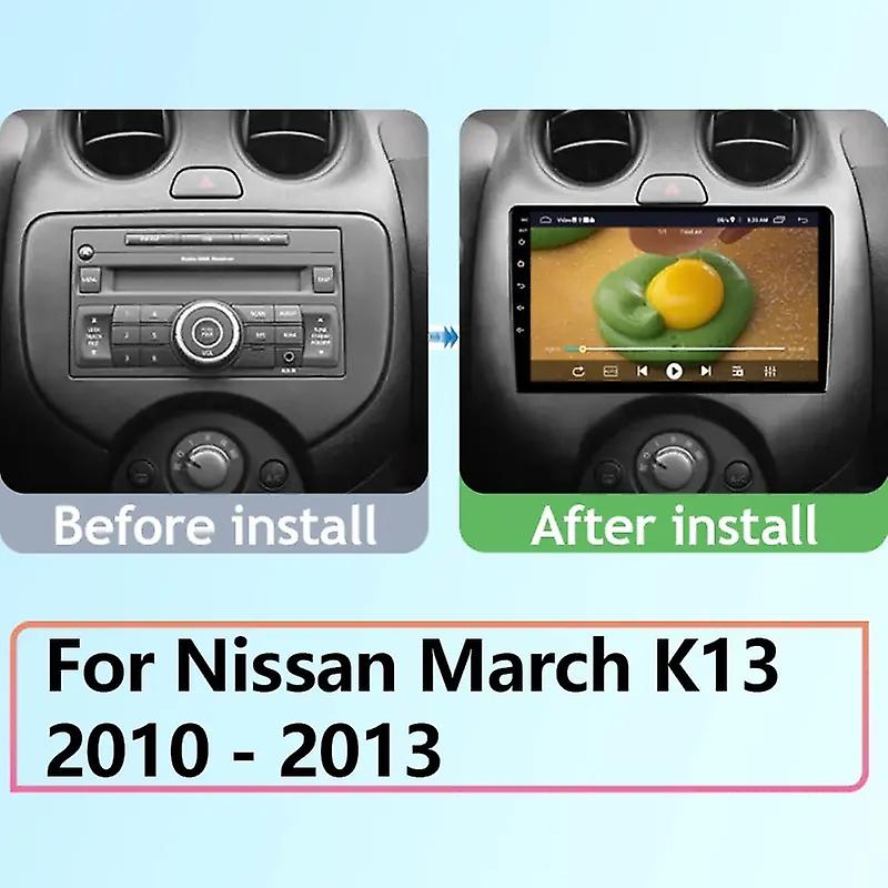 Carplay 2din Android Car Radio Multimedia Video Player For Nissan March K13 2010 - 2013 Navigation