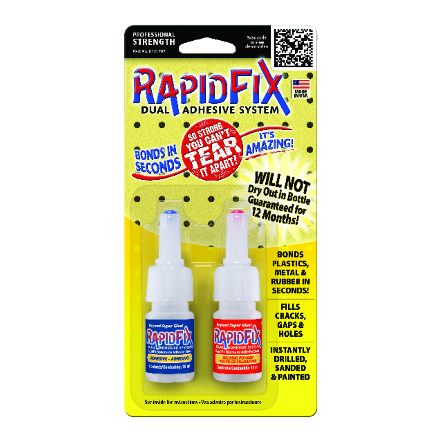 Rapid Fix High Strength Dual Adhesive