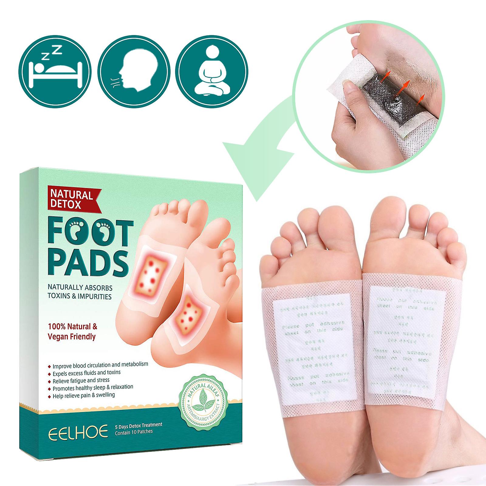 Foot Patch: Helps Sleep Relax Drive Away Cold Dampness Detoxification Cleanse The Body Relieve Stress And Cleanse The Body