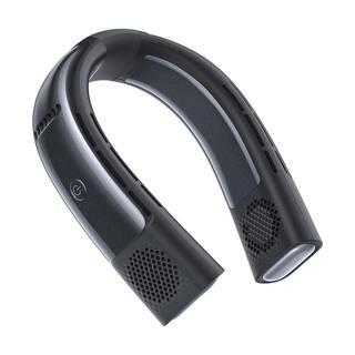 TORRAS Coolify 2S Bladeless 1.5 in. Wearable Neck Air Conditioner and Heater 3 Speeds Personal Fan in Black 5000 mAh X00FG1B001