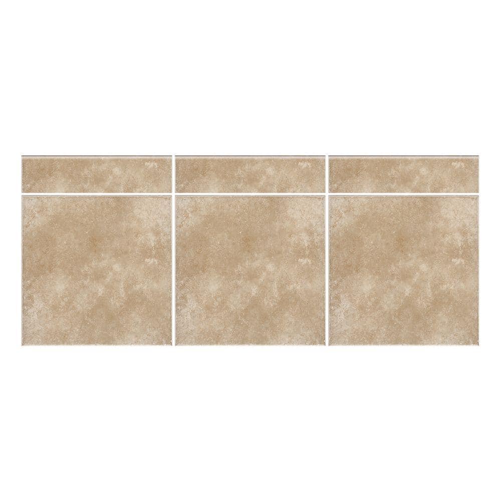 Daltile Catalina Canyon Noce 12 in. x 12 in. Porcelain Floor and Wall Tile (15 sq. ft.  Case) LV021212HD1P6