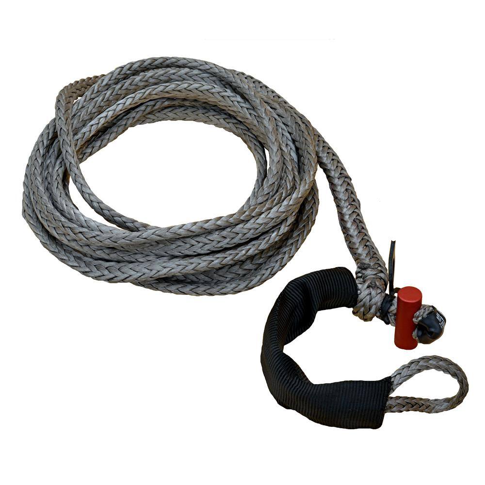 LockJaw 38 in. x 25 ft. Synthetic Winch Line Extension with Integrated Shackle 21-0375025