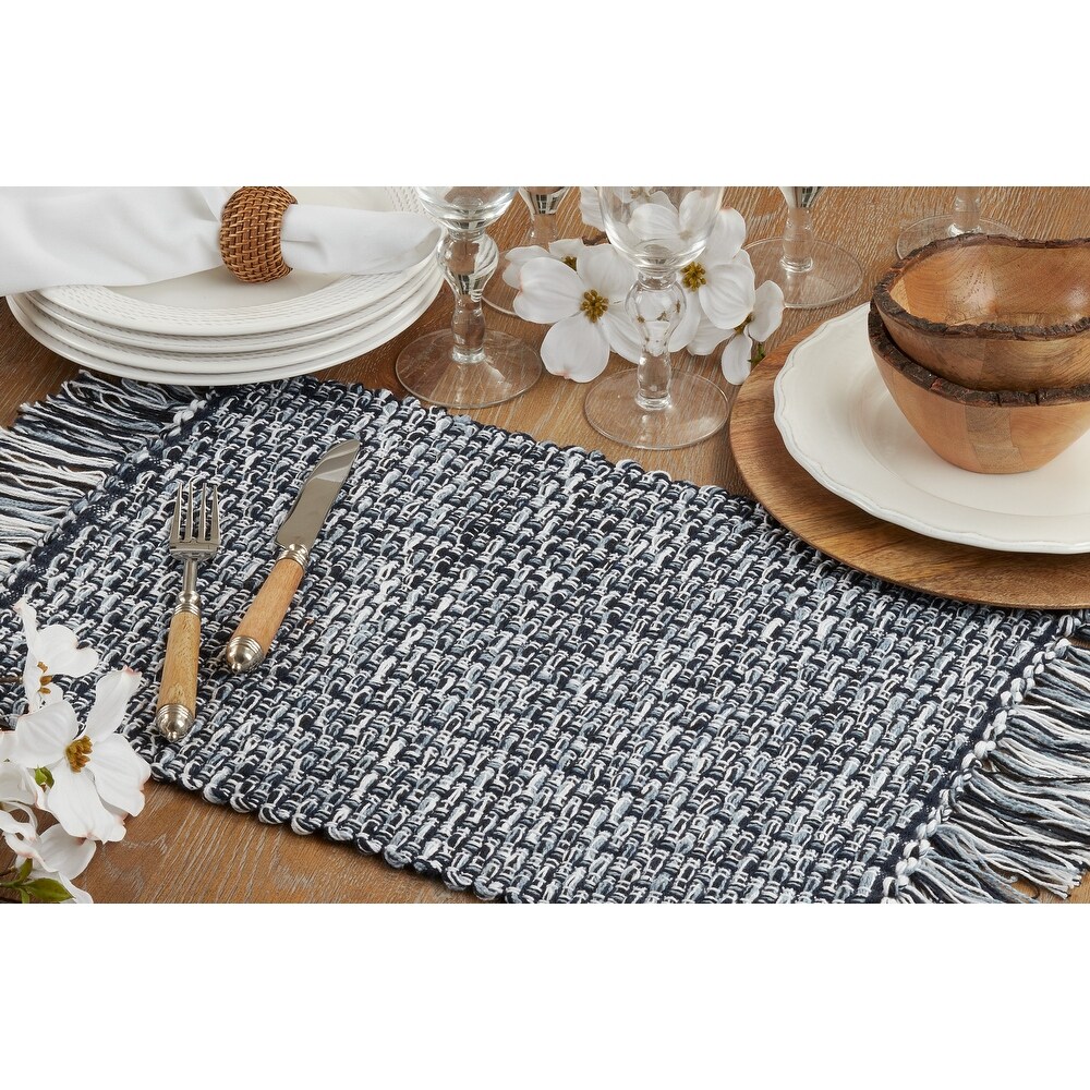 Woven Design Table Mats (Set of 4)