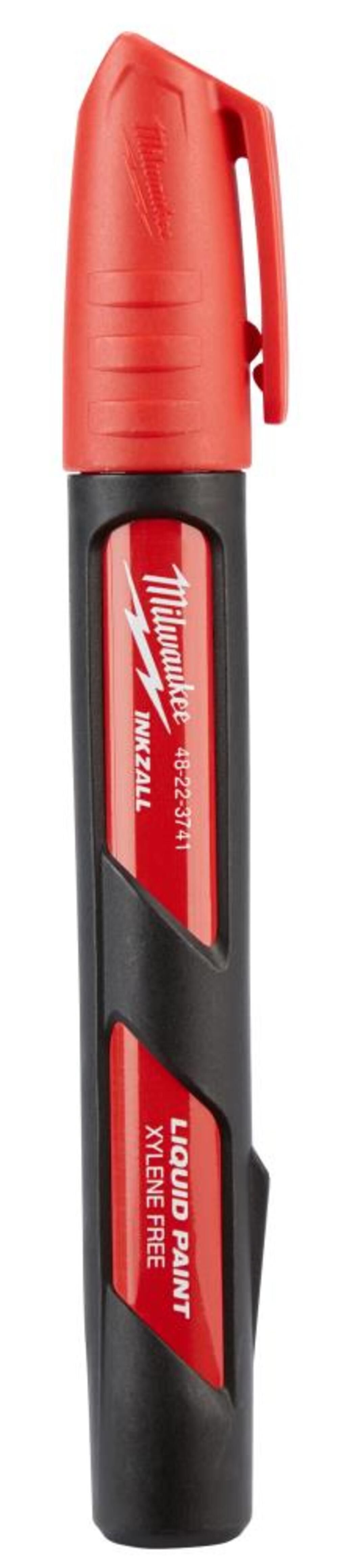 Milwaukee INKZALL Red Paint Marker 48-22-3741 from Milwaukee