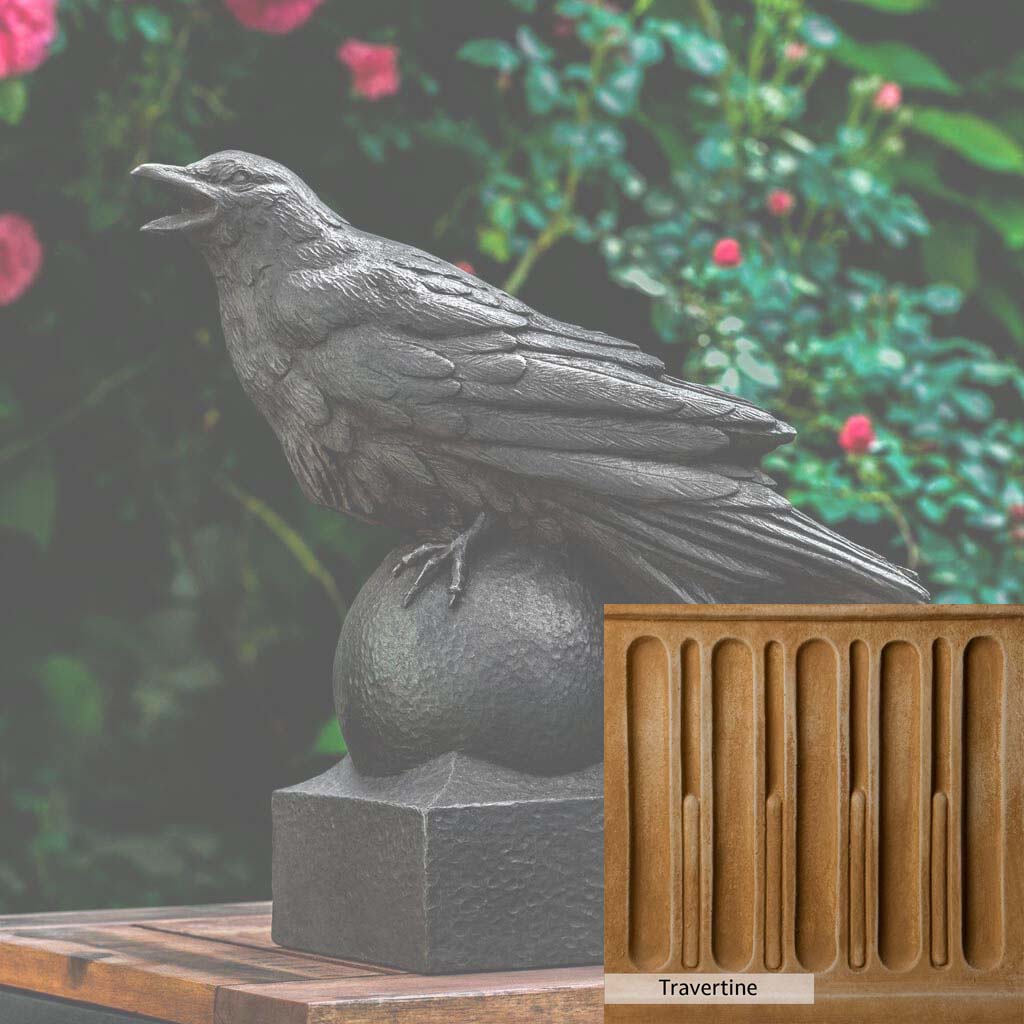 Campania International Corvus Statue